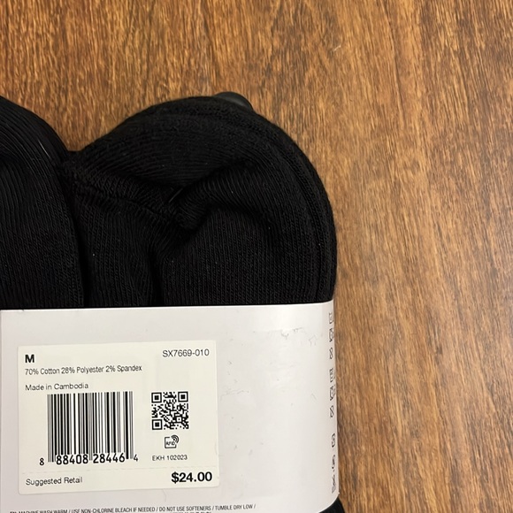 Nike Everyday Ankle Cotton Cushioned Socks 6 Pack - Picture 10 of 17
